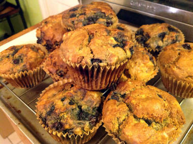 Blueberry muffins