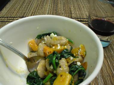 Gnocchi with butternut squash