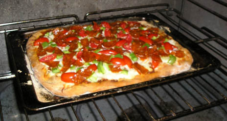 Whole wheat pizza crust