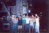 Group pic in downtown Toyama after karaoke