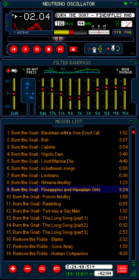 Winamp skin screenshot