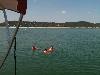 Swimming in Lake Travis