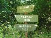 Hoyt Arboretum Wildwood Trail signs